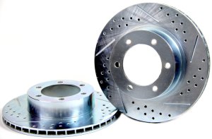 Toyota Tacoma Brake Rotor (2) - Front - Baer Brakes - Claw Performance - Zinc-Plated - 2004